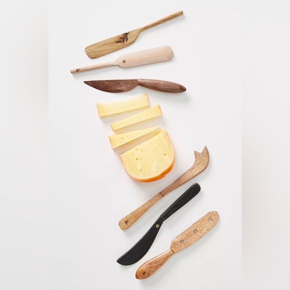 Anthropologie Dining Wooden Spreaders Set Of 6 Poshmark